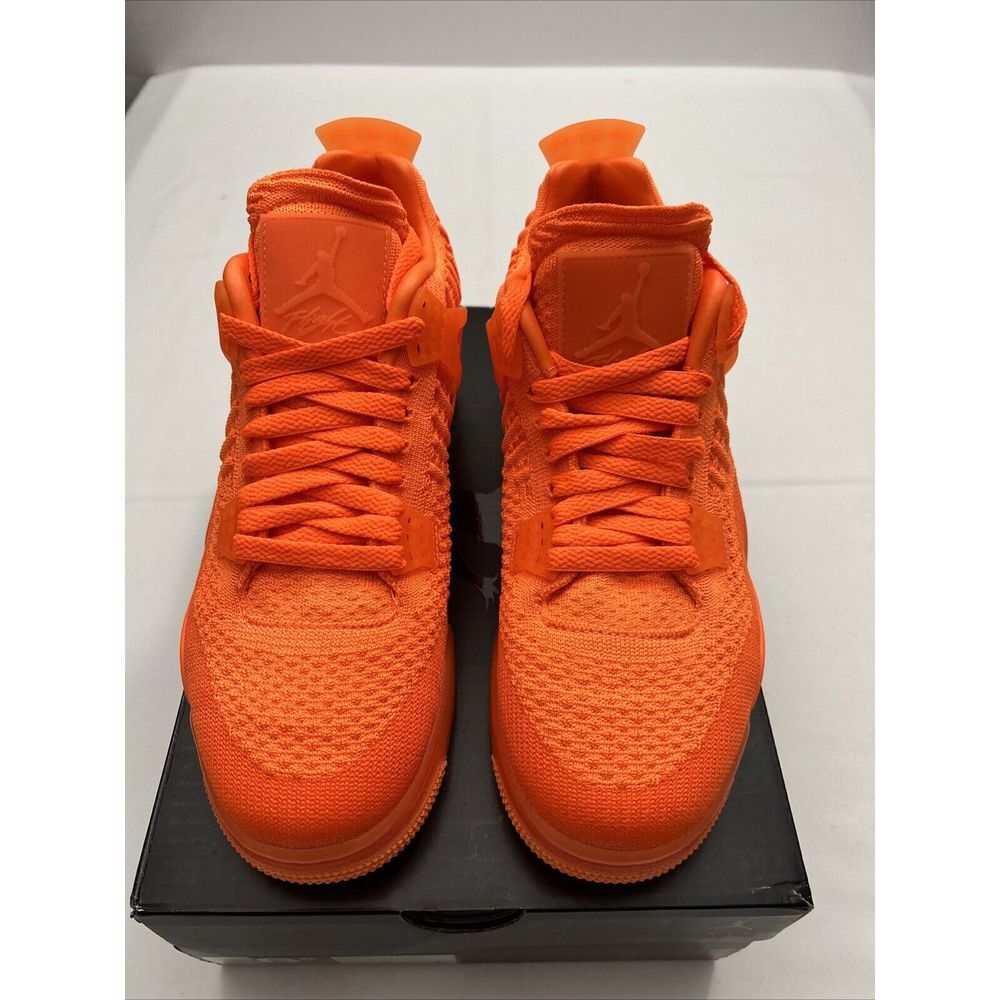 Nike Men 6.5‎ Air Jordan 2019 4 Flyknit Total Orange 2931